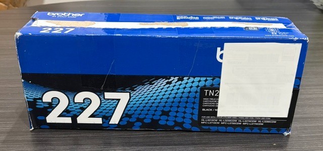 Brother TN227BK High-Yield Black Toner Genuine