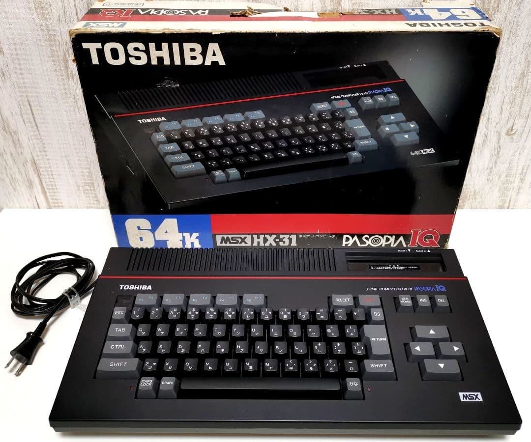 TOSHIBA PASOPIA IQ HX-31 64K MSX Home Computer Retro Tested