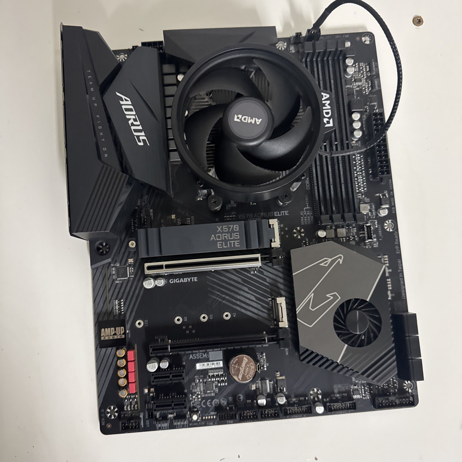 GIGABYTE X570 AORUS ELITE WIFI ATX AMD AM4 DDR4 Gaming MOTHERBOARD With 3600XT