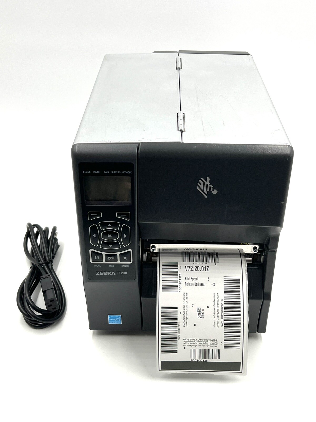 Direct Thermal Only Zebra ZT230  Label Printer + New Ethernet Card USB/Serial