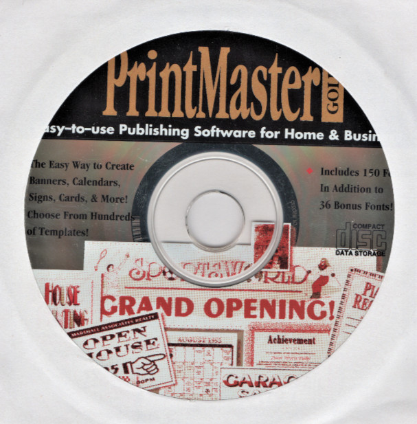 PrintMaster Gold Publishing Software for Home & Business CD-ROM (1995)MicroLogic
