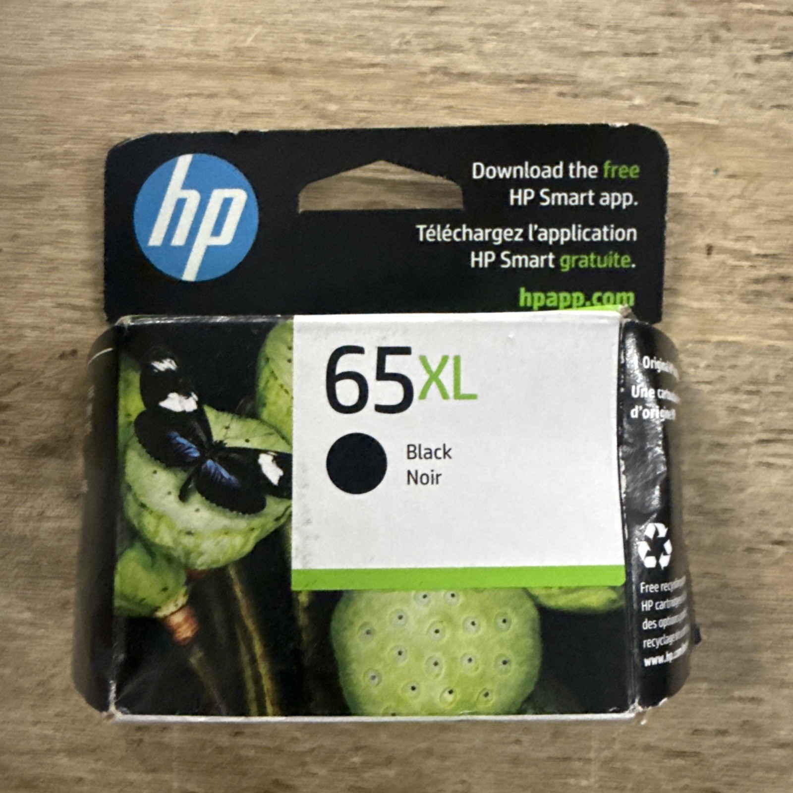 HP 65XL Black Ink Cartridge - N9K04AN - NEW 2025
