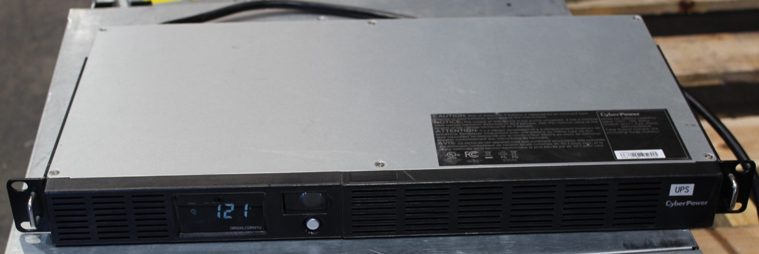 CyberPower OR500LCDRM1Ua 500VA/300W 6 Outlets Rackmount LCD UPS