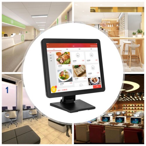 17 Inch Touch Screen POS LCD TouchScreen Monitor Retail Kiosk Restaurant Bar USA