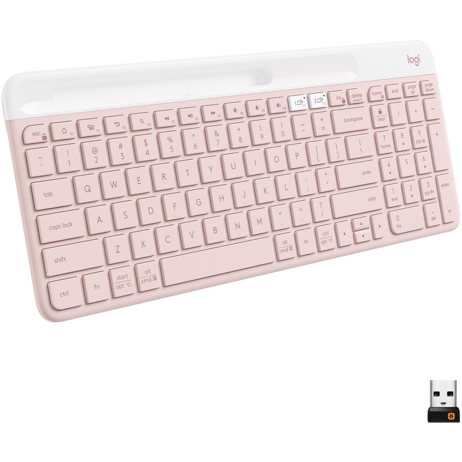 Logitech K585 Slim Multi-Device Wireless Keyboard, Rose