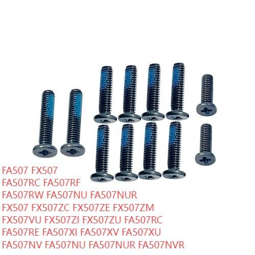 Bottom Case screws For Asus TUF Gaming F15 FX507 FX507R FX507Z FX507VV FX507ZV