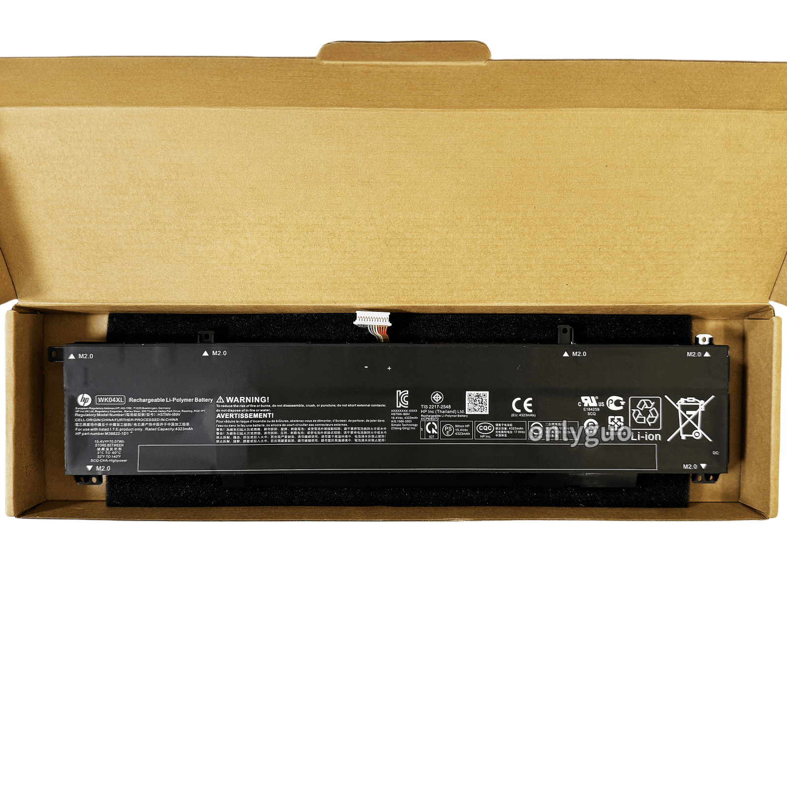 New Genuine WK04XL HSTNN-IB9V Battery for HP M38822-171 M39179-005 M38822-AC1 US