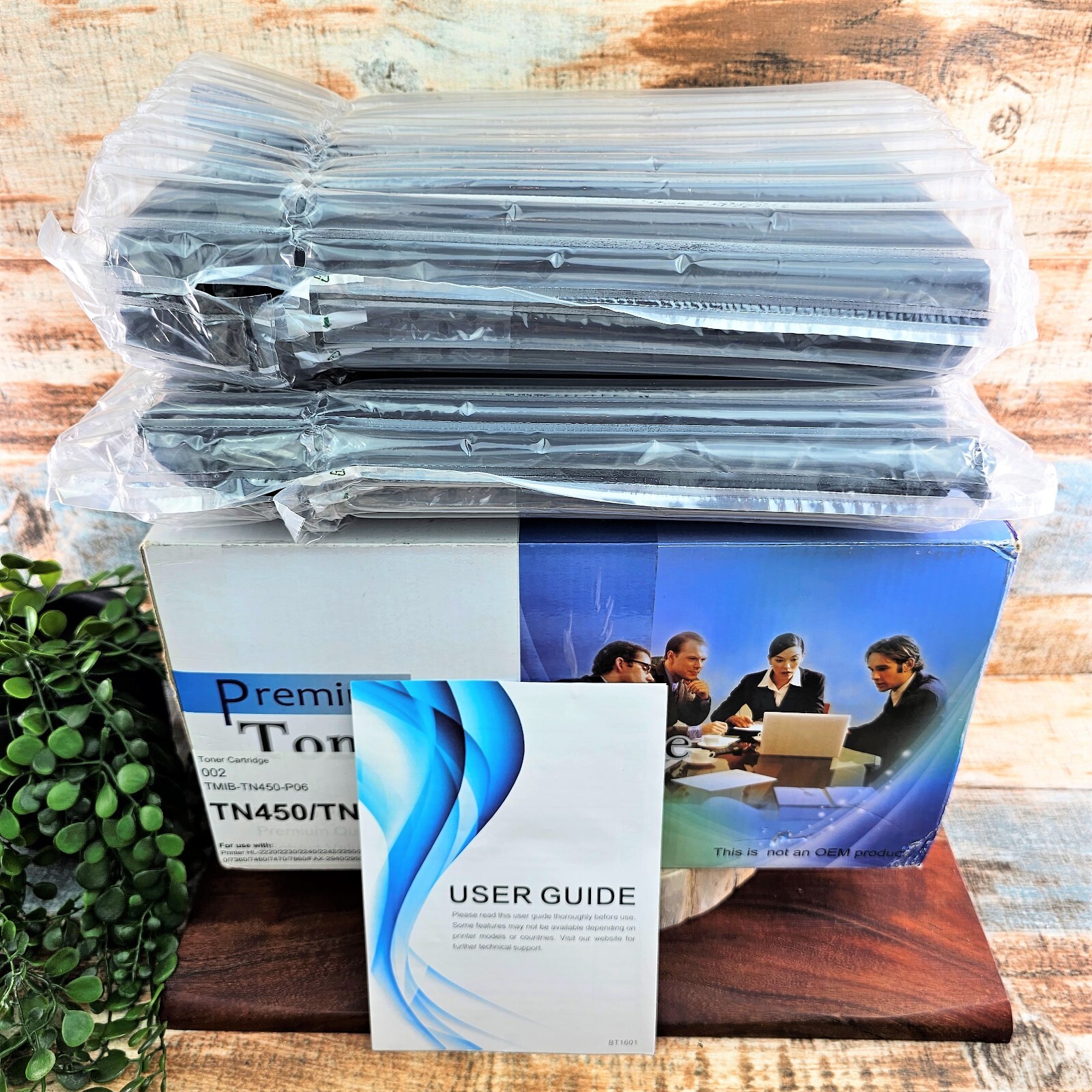 Premium Laser Toner Ink Cartridge TN450 / TN420 2 Pack Brother New Sealed