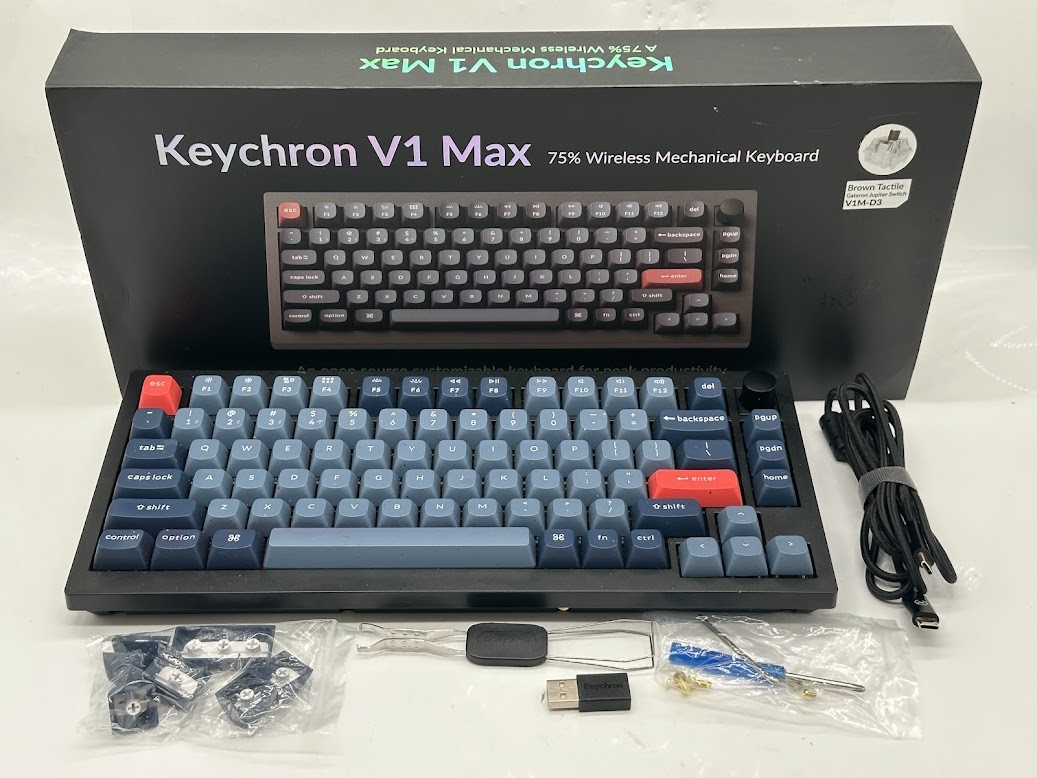 Keychron V1 Max Swappable RGB Backlight Wireless Keyboard