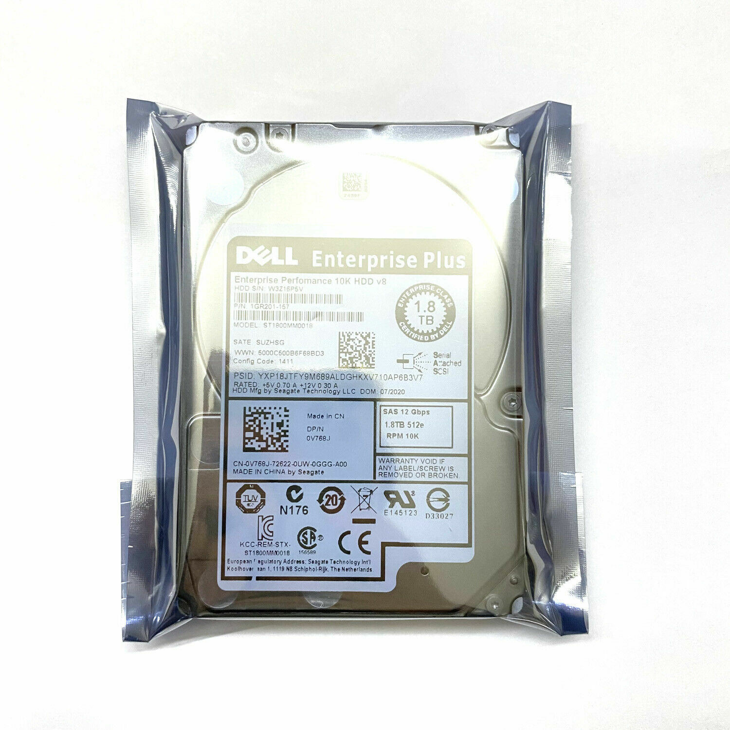 FOR dell ST1800MM0018 1.8TB 10K 6G SFF SAS Drive 043N12