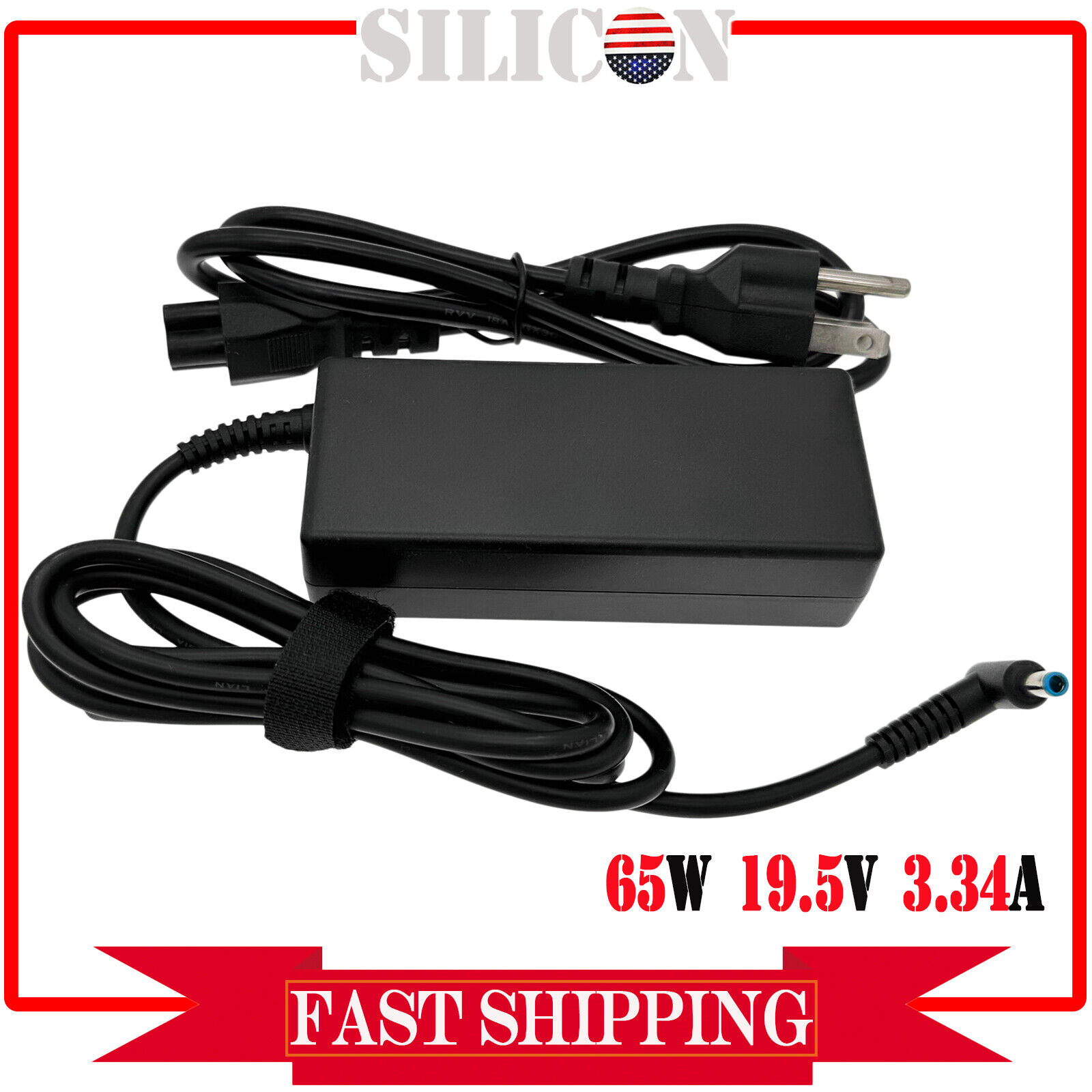 For Dell Chromebook 13 7310 P66G 19.5V 3.34A 65W AC Charger Adapter Power Supply