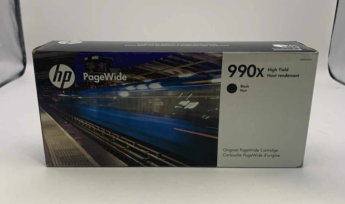 GENUINE HP 990X HI-YLD BLACK INK CARTRIDGE PageWide M0K01AN-EXPIRED