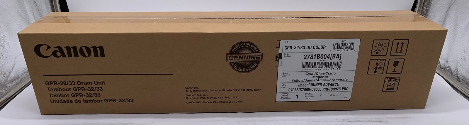 Genuine Canon 2781B004 (GPR-32/33) Color Drum Unit / CMY, OEM