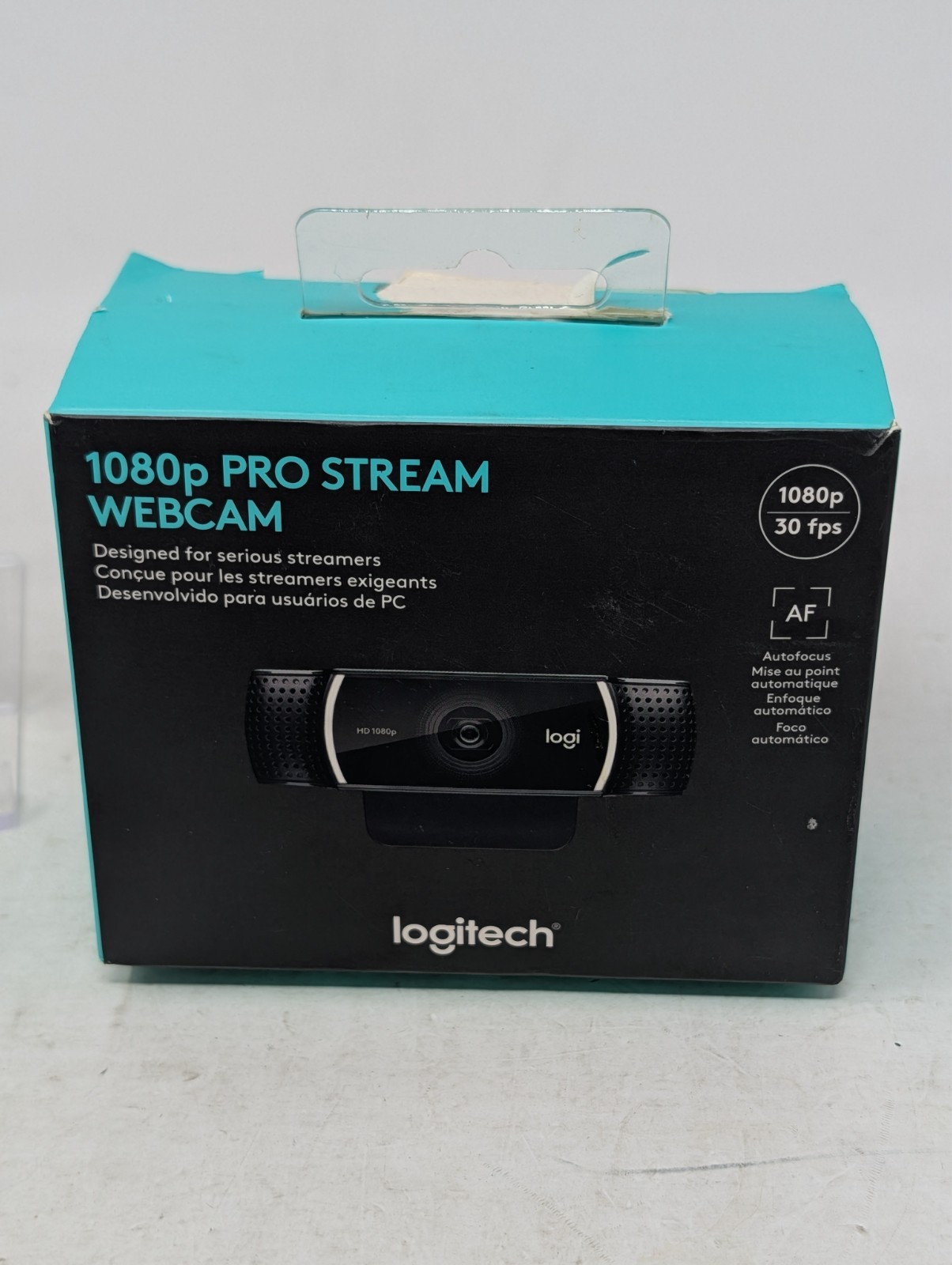 Logitech C922X Pro Stream Webcam 1080p - Boxed, Tested Working