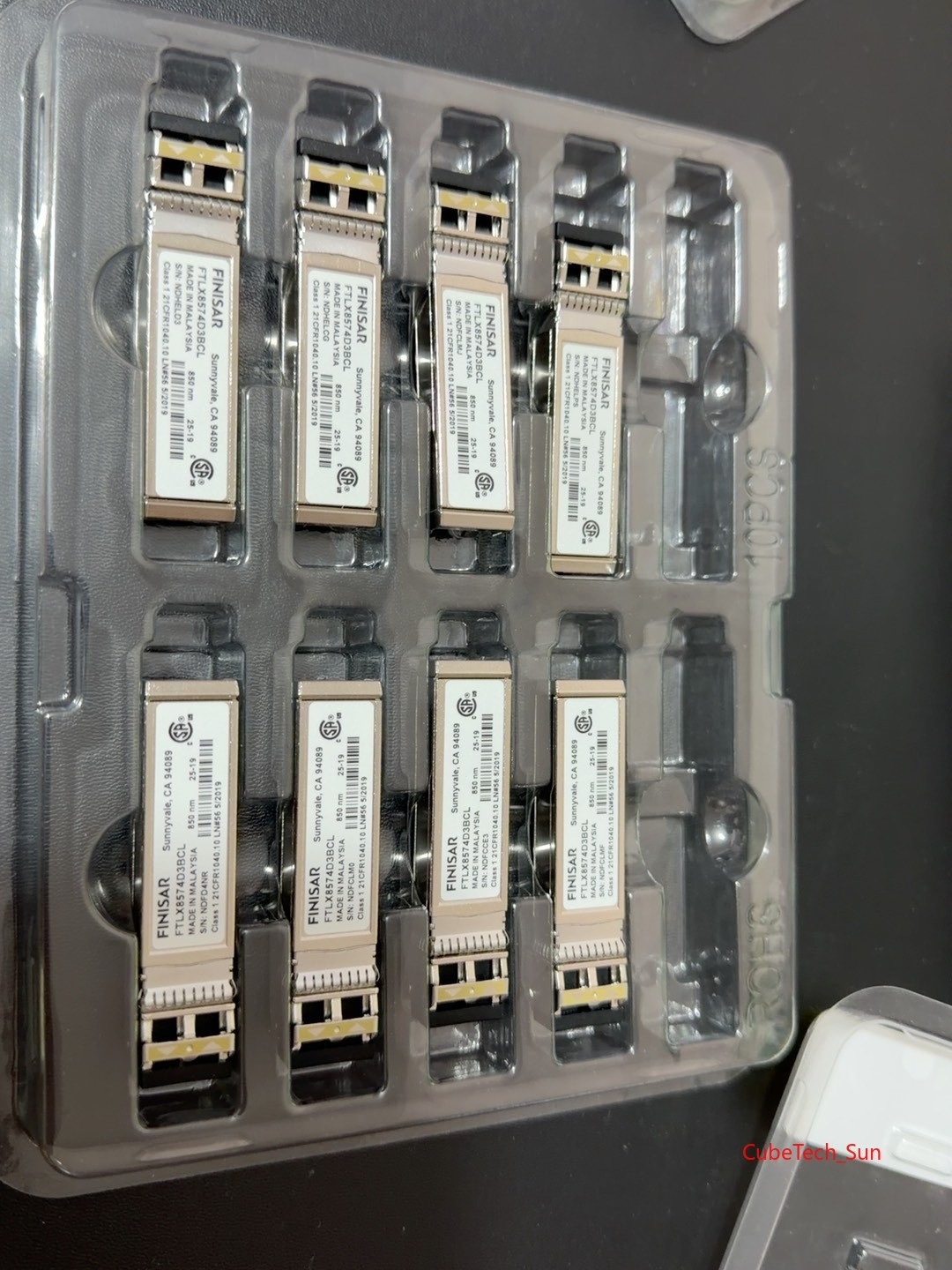 1PC Original FINISAR FTLX8574D3BCL 10GBase-SR 850nm Multimode SW 400m SFP+
