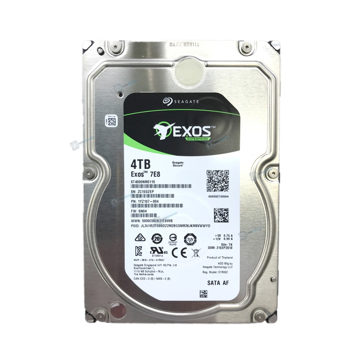 ST4000NM0115 Seagate Exos 7E8 4TB 3.5" SATA 6Gb 7.2K 128MB Enterprise Hard Drive