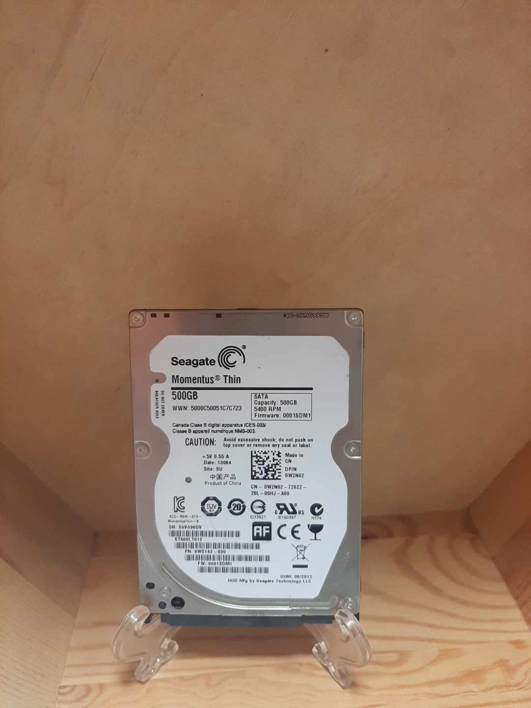 Seagate 500GB Momentus Thin ST500LT012 2.5"  Hard Drive 0W2N02 9WS142-030