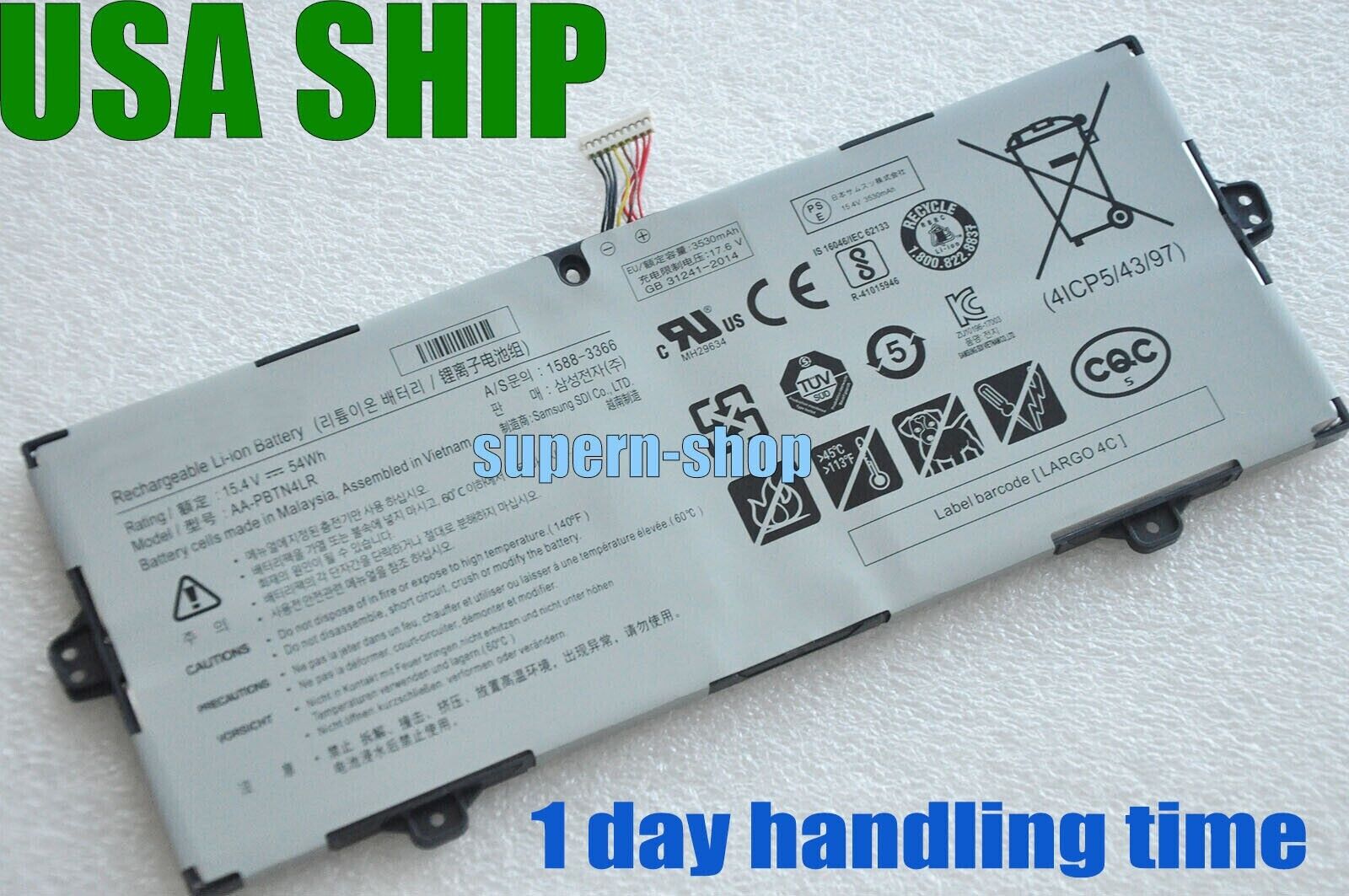 New Genuine AA-PBTN4LR battery for Samsung Notebook 9 NT850XBC NT930SBE NT950SBE