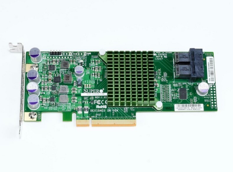 SUPERMICRO AOC-S3008L-L8E 12Gb/s Eight-Port SAS Internal Adapter
