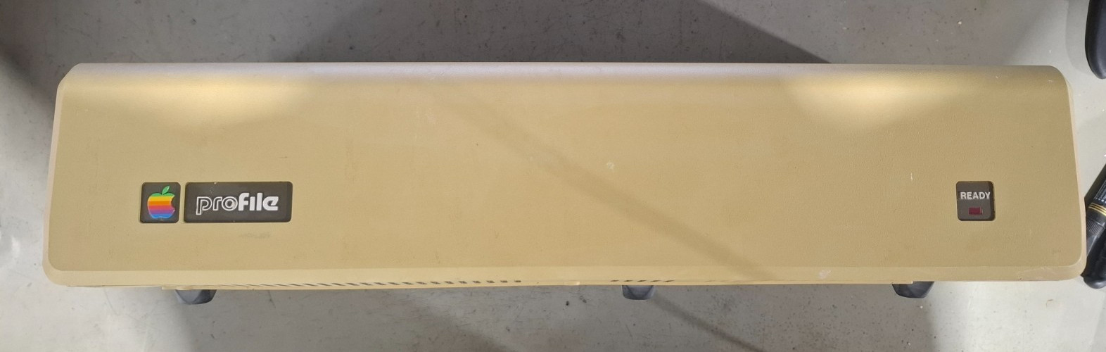 Vintage Apple ProFile Hard Drive Empty Case A9M1005 - Metal Badges, NO Cracks