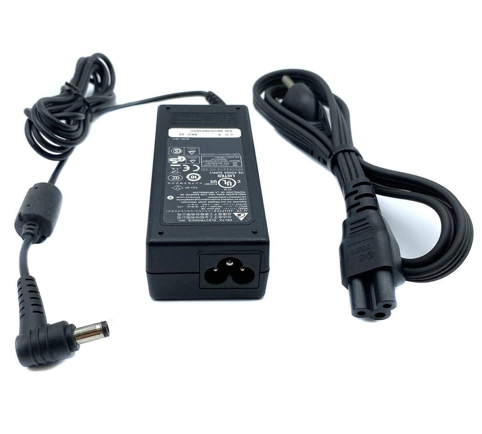 GENUINE 65W Delta AC Adapter For Intel Nuc 11 NUC11ATKC4 Mini PC Power Supply