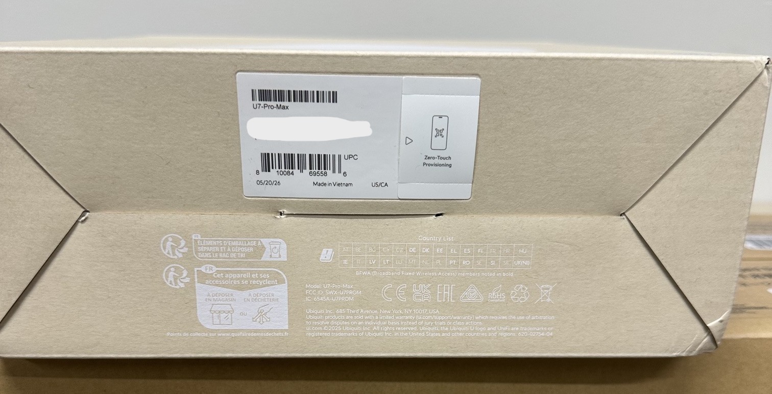 Open Box Ubiquiti Networks U7-PRO-MAX  Access Point