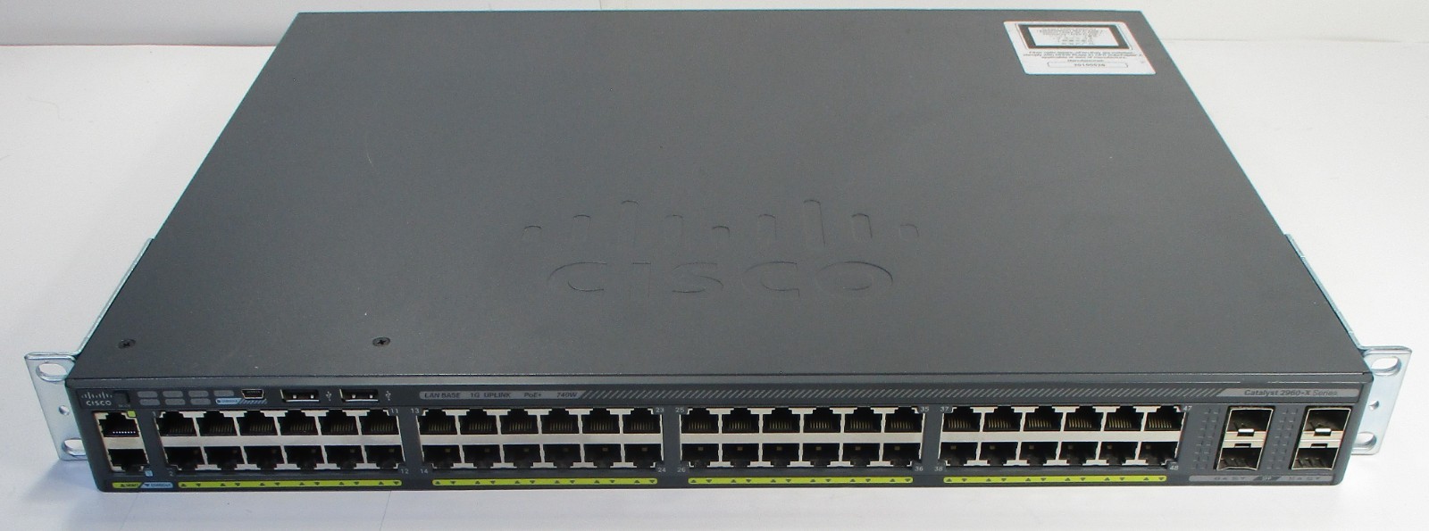 Cisco Catalyst WS-C2960X-48FPS-L Cisco 2960-X 48 GigE PoE 740W LAN Base Switch
