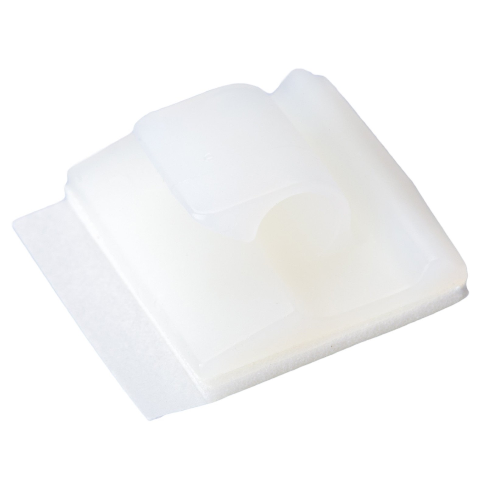 PANDUIT Adhesive Backed Cord Clip - Cable Clip - Natural - 100 Pack (ACC62AC)