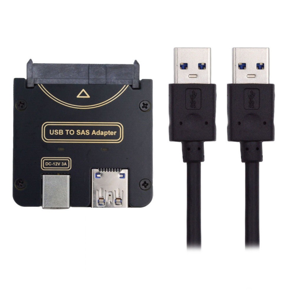 CY SFF-8482 SAS 29Pin to USB 3.0 Hard Disk Drive Raid Adapter 5Gbps with Chipset