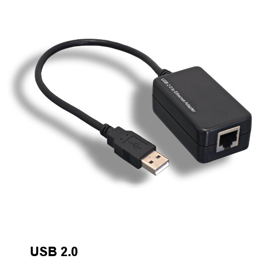 [10X] USB 2.0 Type A to RJ45 Ethernet Connector 10/100Mbps Fast Internet Port
