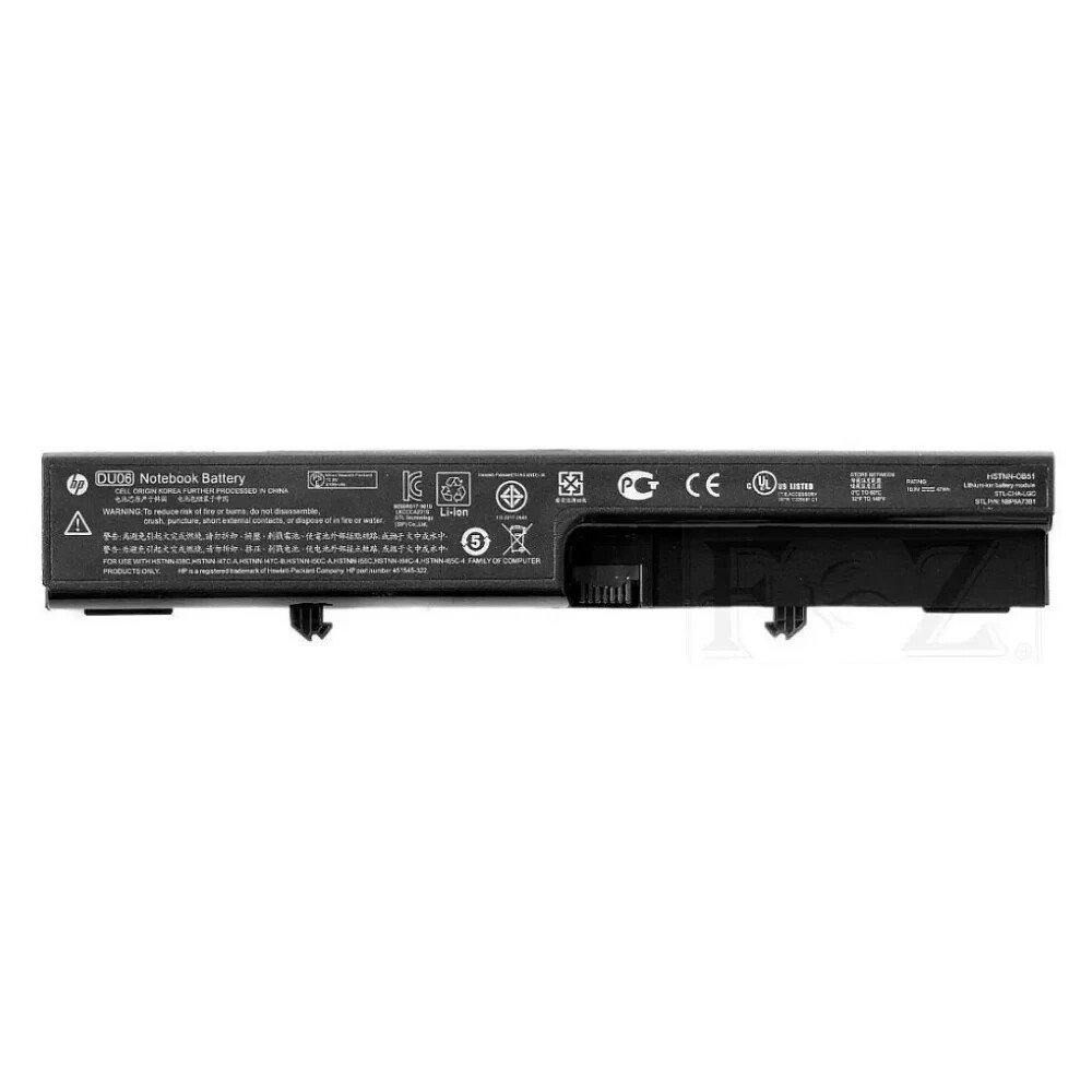 HP 510 6-Cell Li-Ion Battery Pack 47Wh 451545-322 Genuine Replacement