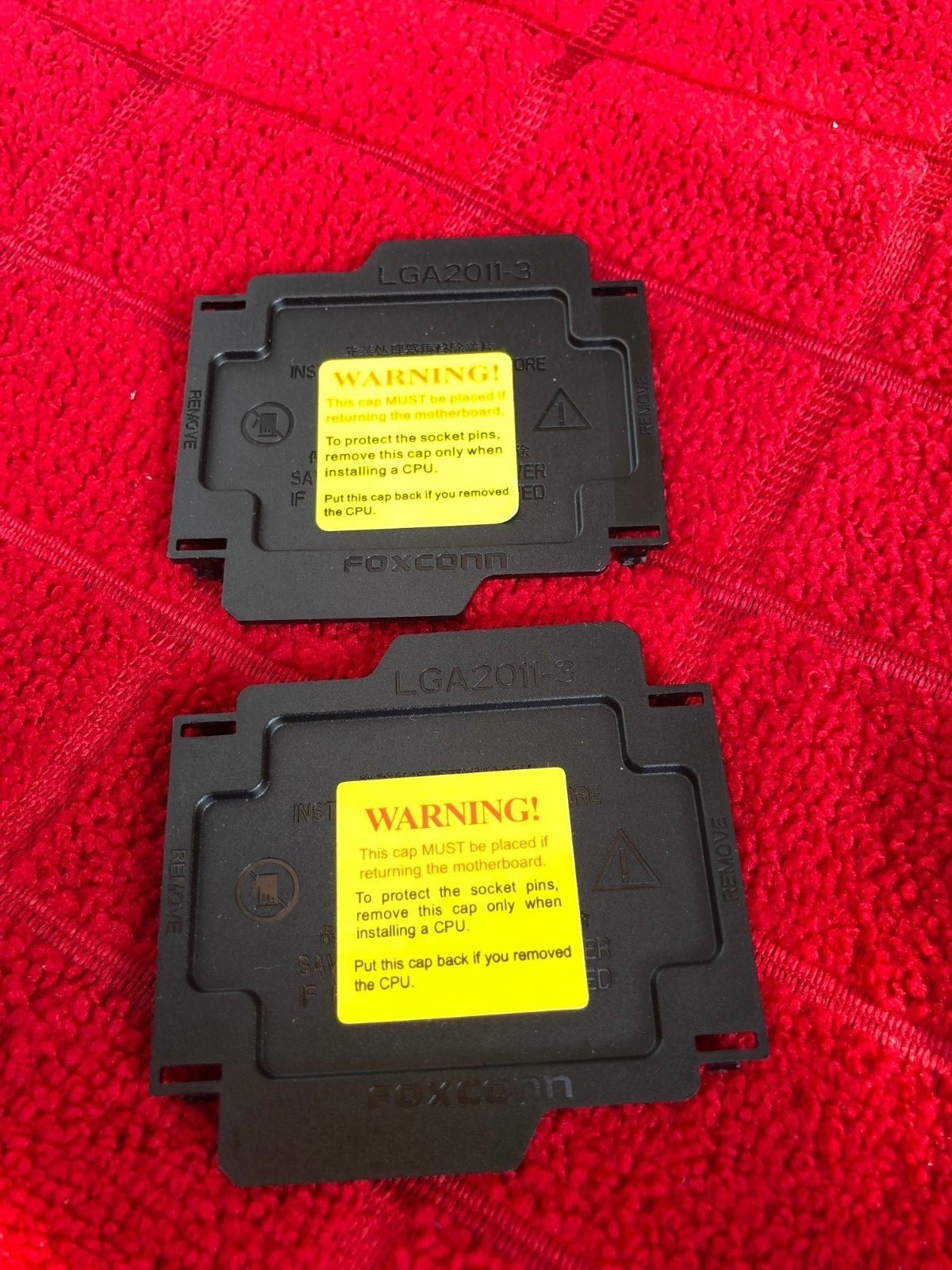 LOT 12 Pcs  FOXCONN  LGA2011-3 CPU SOCKET COVER,  LGA 2011-V3 CPU SOCKET COVER