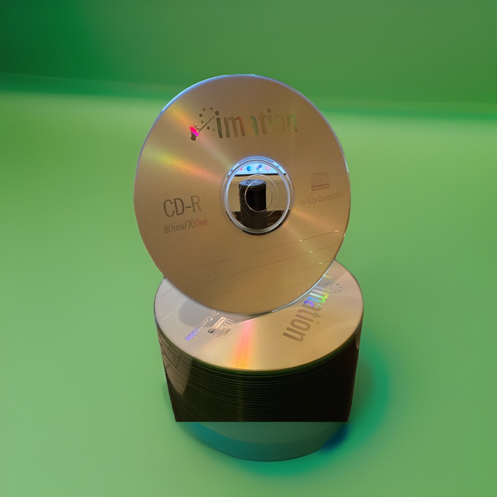 1 (One) Imation CD-R for Media and Music - 700MB/80-Minute 52x Data New