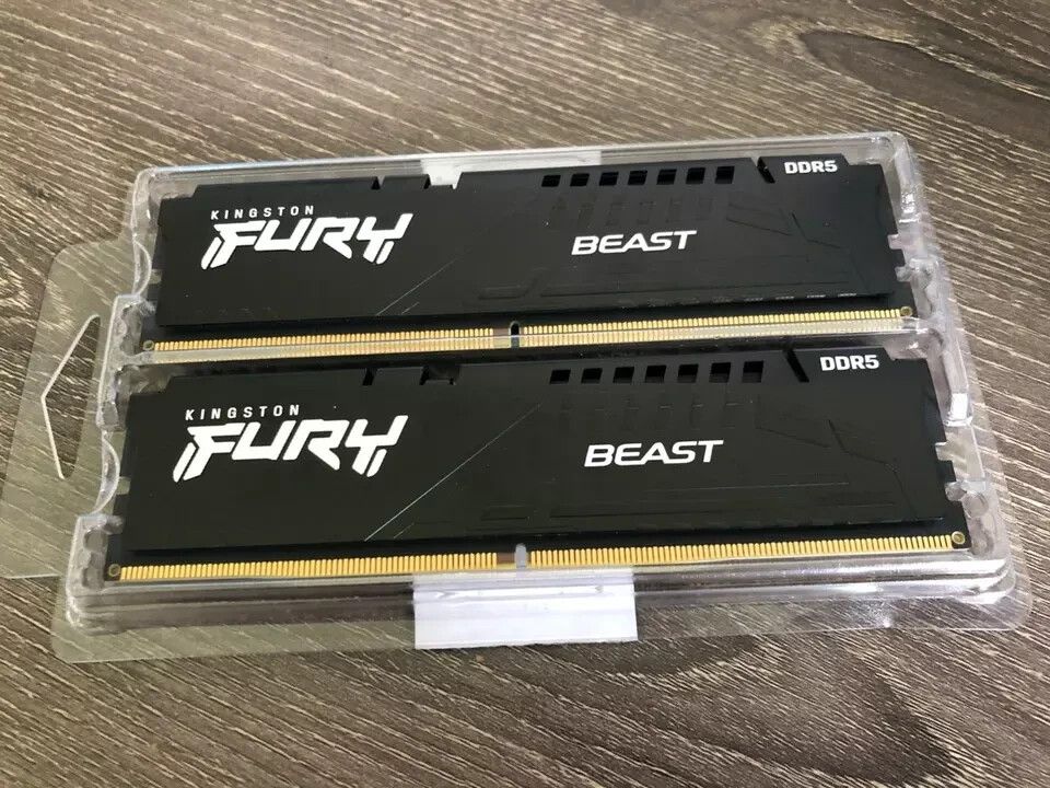 Kingston 32GB(2X16GB) KF552C40BBK2-32 FURY Black Desktop PC5-41600 *tested**776*