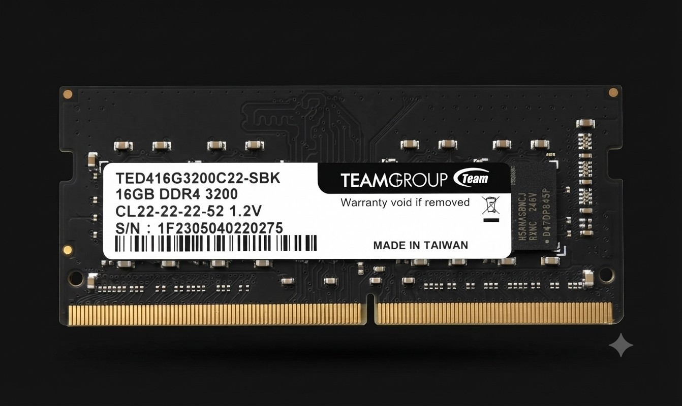 🔥TeamGroup 16GB DDR4-3200 CL22 1.2V Laptop Memory SoDimm RAM TED416G3200C22-SBK