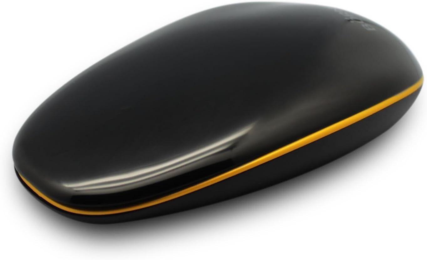 Bornd T100 Ultra Thin Wireless Touch Mouse 2.4GHz Slim Portable Laptop PC Black