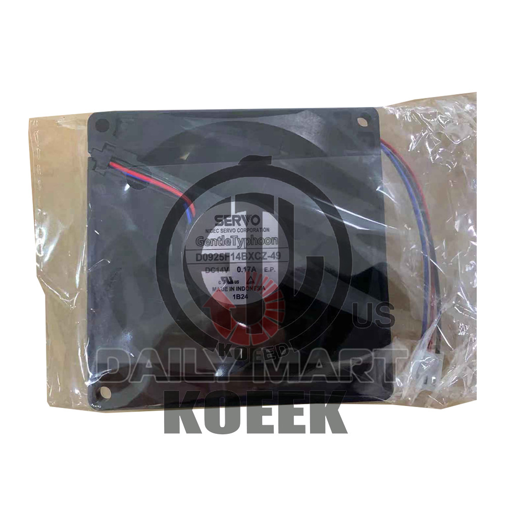 New In Box SERVO GentleTyphoon D0925F14BXCZ-49 Fan 14V 0.17A