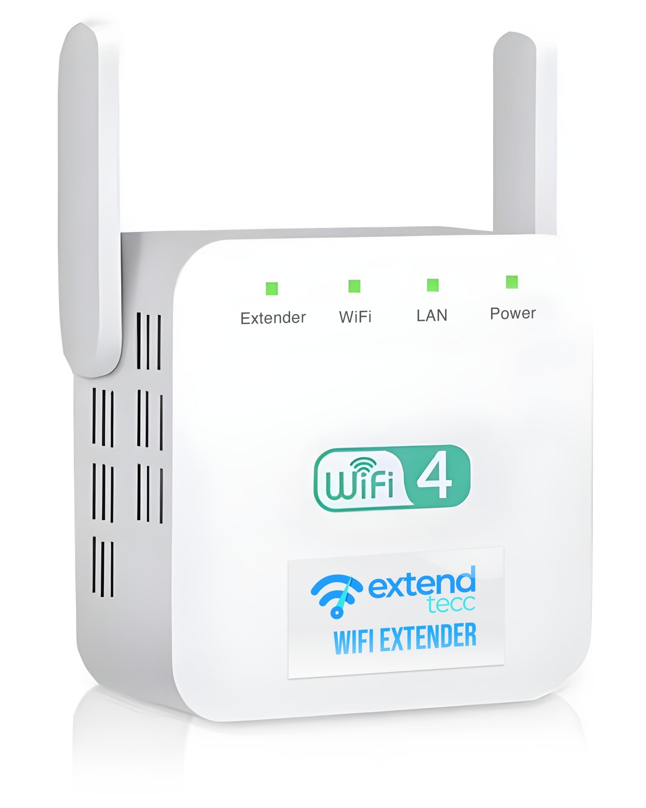 Speed Wave WiFi Extender 2025 Extendtecc Booster Wireless Signal white