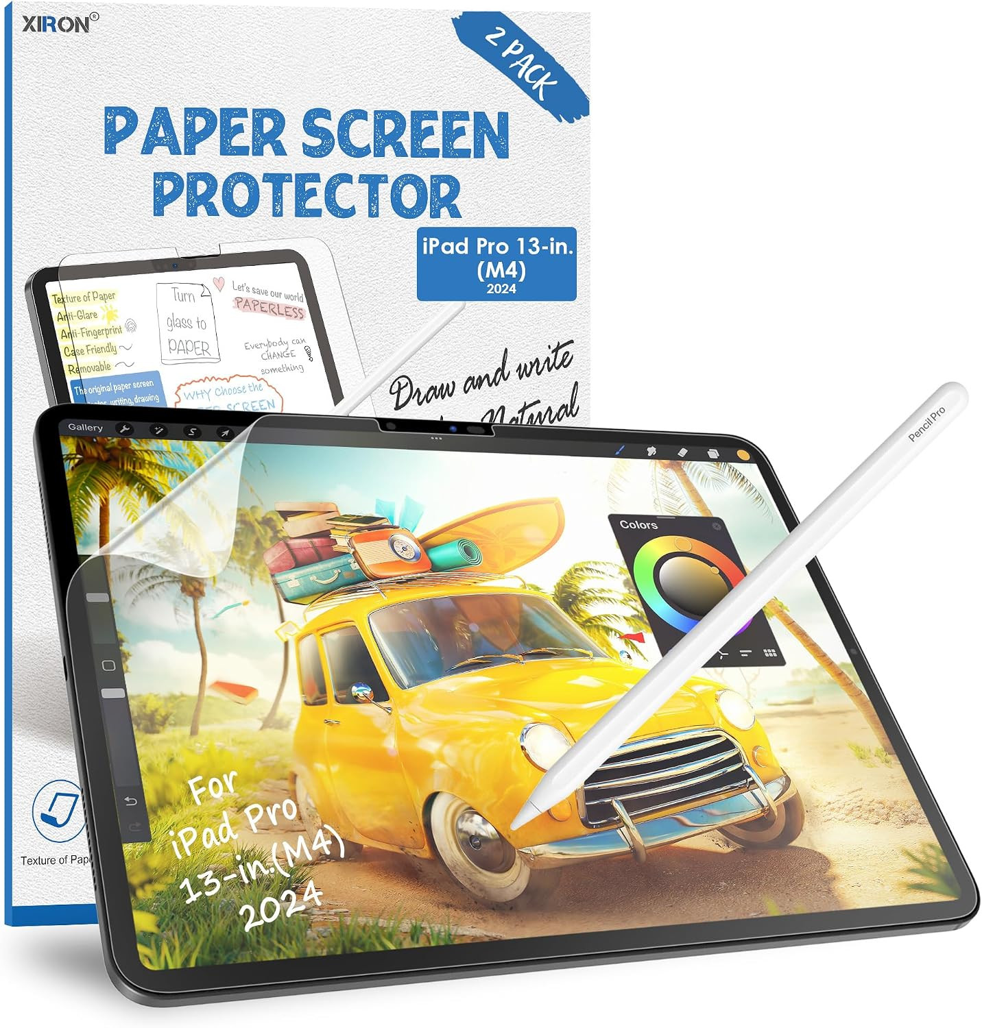 Paper Screen Protector for Ipad Pro 13 Inch M4 2024/M5 2025
