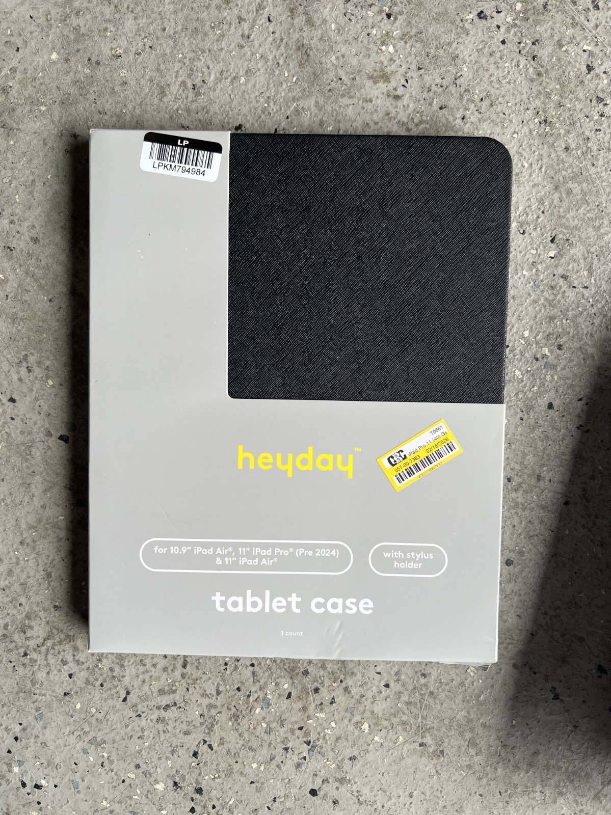 Heyday Tablet Case For iPad Air 10.9"/11" Pro (Pre 2024)/ 11" Air - Black