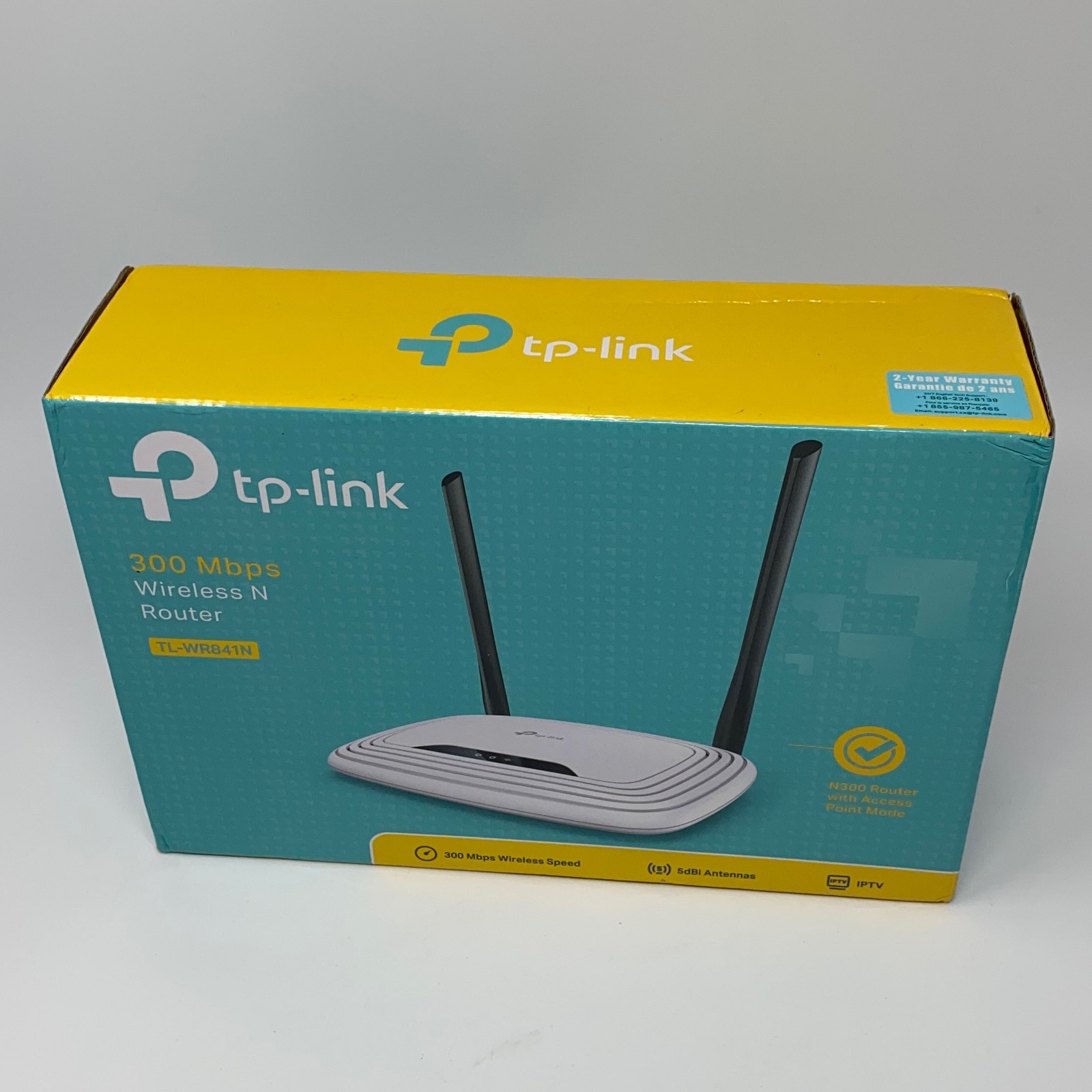 TP-Link TL-WR841N N300 Wireless Router White 300Mbps