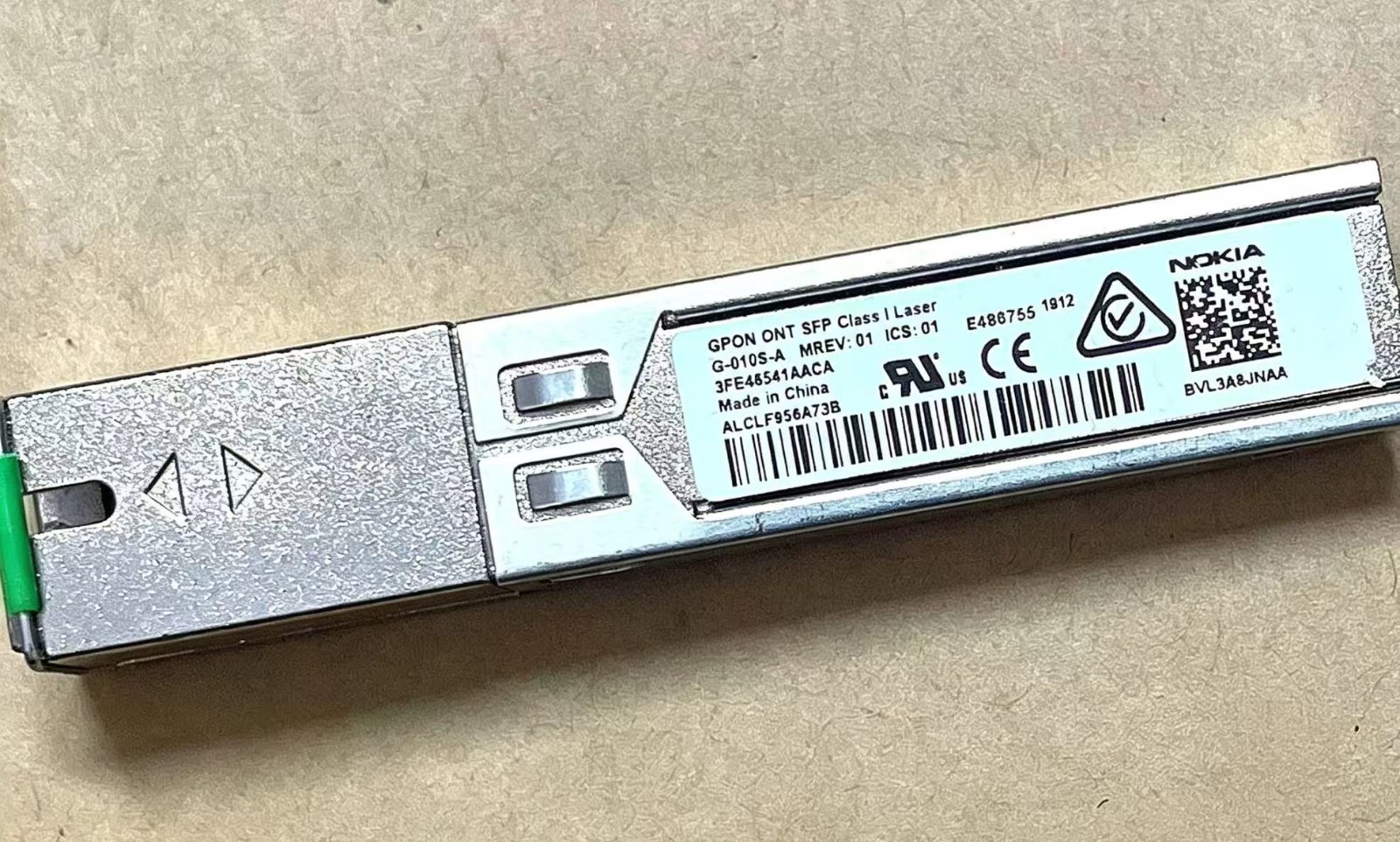 Nokia G‑010S‑A GPON ONT SFP Module 3FE46541AAOA 2.5G SC SFP Cat Stick Fiber Mode