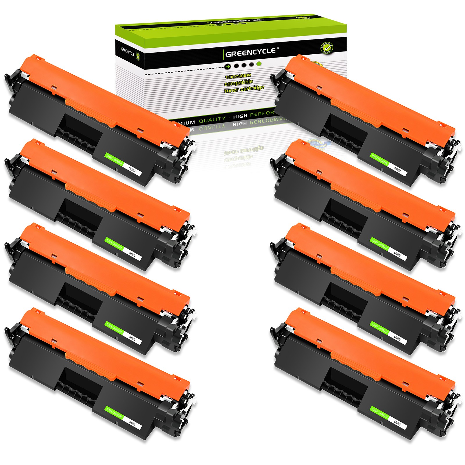 8PK CRG051H Toner Cartridge Fit For Canon IMAGECLASS 2169C001AA LBP162dw MF264dw