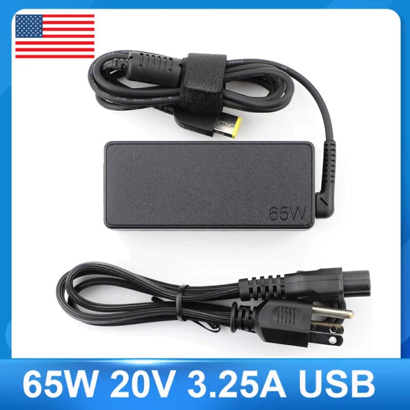 65W Laptop Charger for Lenovo Thinkpad T470 T460 E531 E570 E560 AC Power Adapter