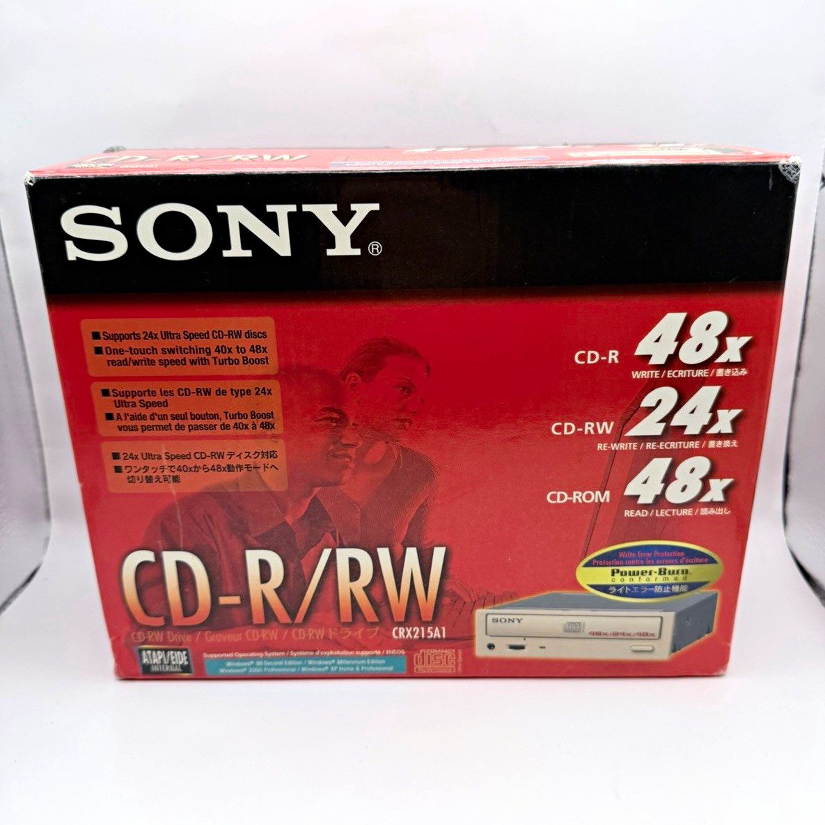 Sony CRX215A1 Power-Burn Internal IDE CD-R/RW Drive 48x Beige 5.25in