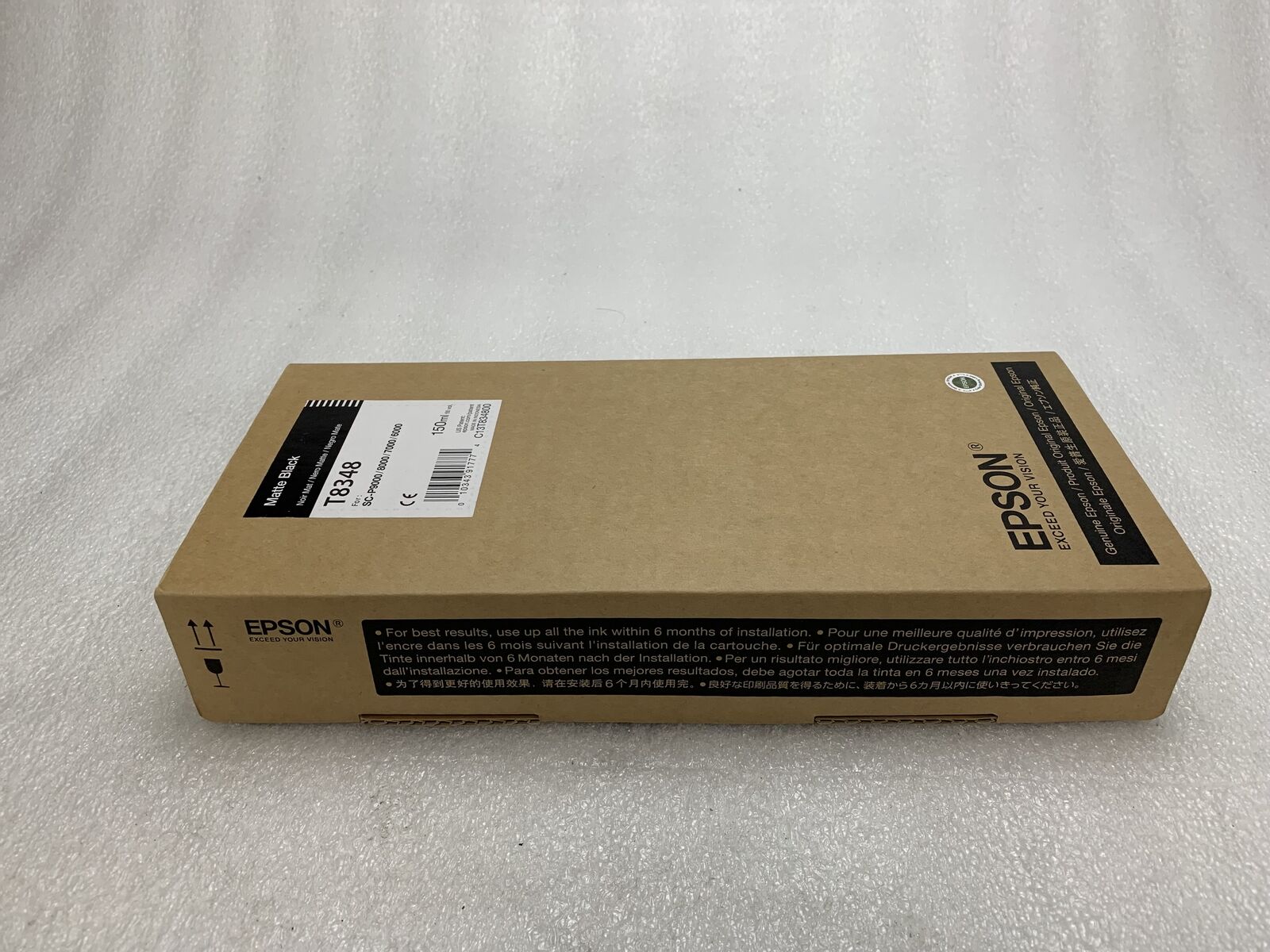 NEW Genuine Epson T8348 C13T834800 Matte Black - Ink Cartridge Sealed Box