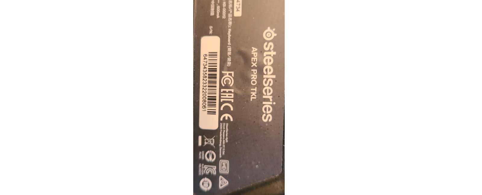 APEX PRO TKL The Next Leap in Mechanical Keyboards by STEELSERIES MX BLUE SWITCH