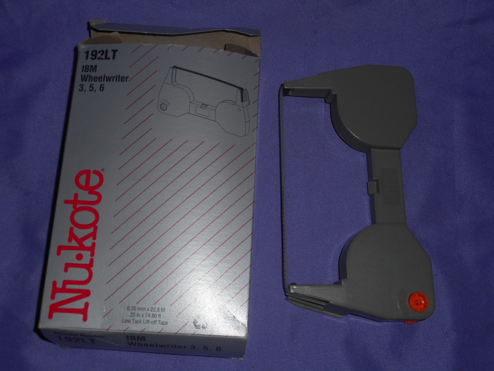 NEW NU KOTE 192LT IBM WHEELWRITER 3 5 6 LO TACK LIFT OFF TAPE DATAPRODUCTS R5111