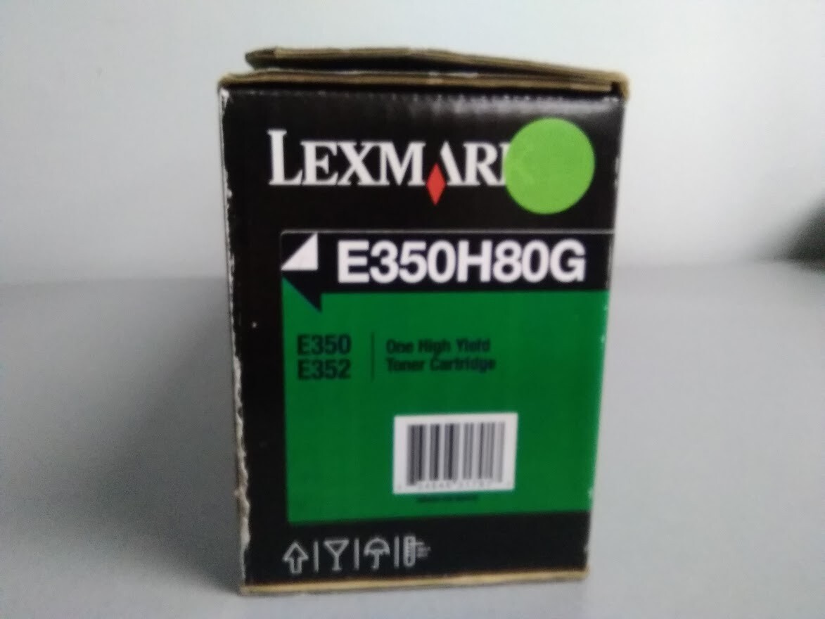 Genuine Lexmark E350H80G black toner for e350 e352