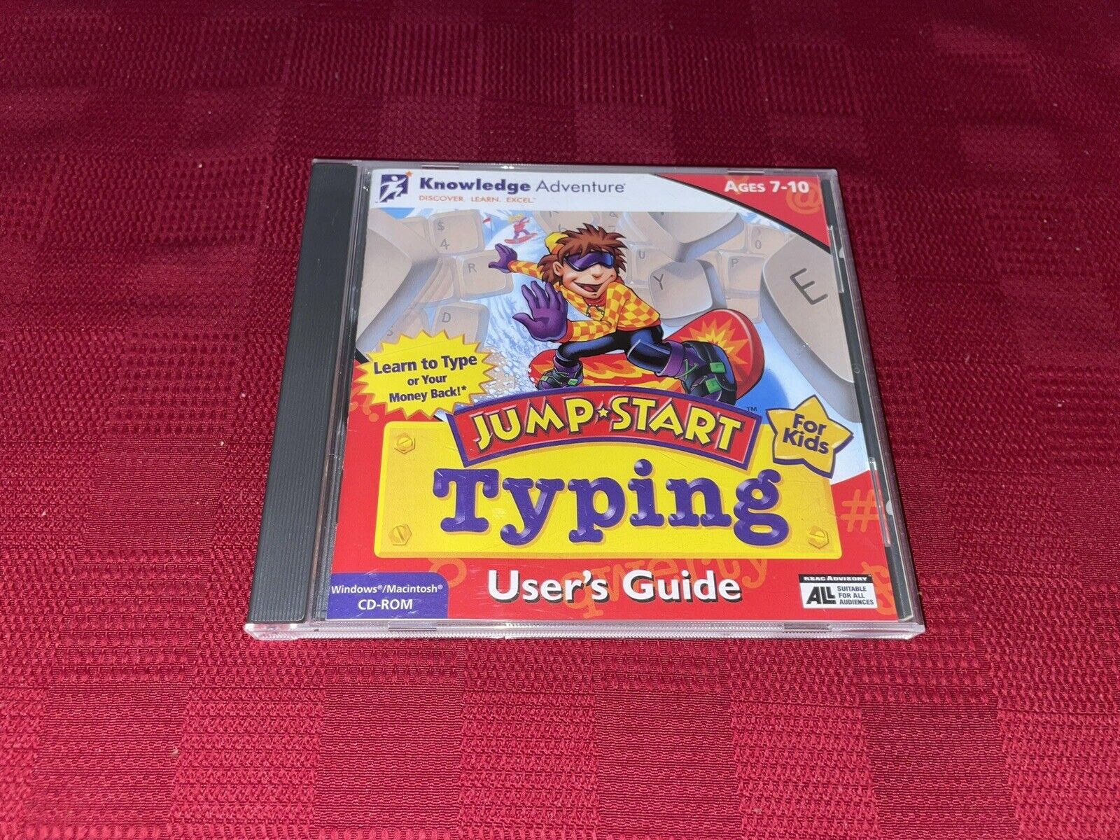 Jump Start for Kids Typing Win Mac 1998 Educational CD-ROM PC Game (Ages 7-10)